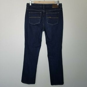 Ralph Lauren Classic Straight Dark Jeans 8 Petite